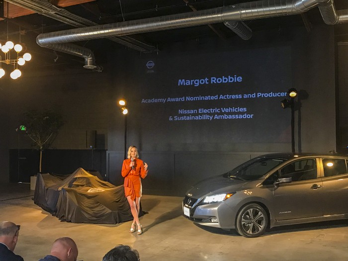 Margot Robbie headlines Nissan Formula E launch
