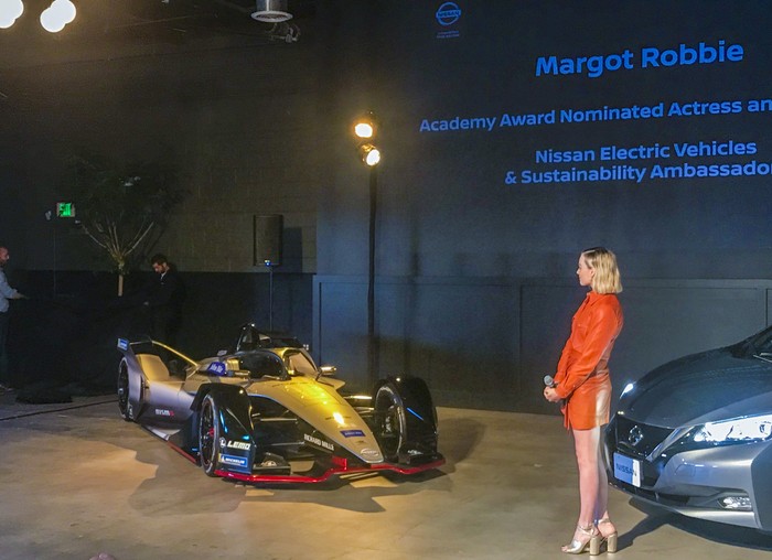 Margot Robbie headlines Nissan Formula E launch
