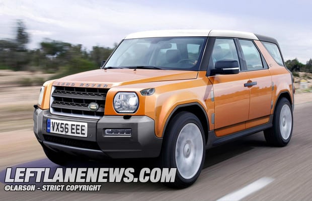 2012 Land Rover Defender illustrated from all angles