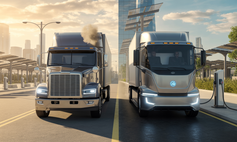 Comparing diesel vs electric trucks: which is better in 2025?
