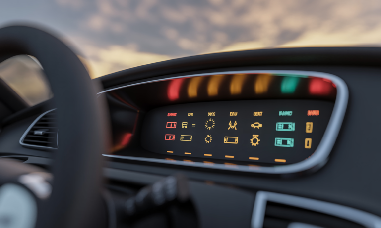 Decoding car engine warning lights