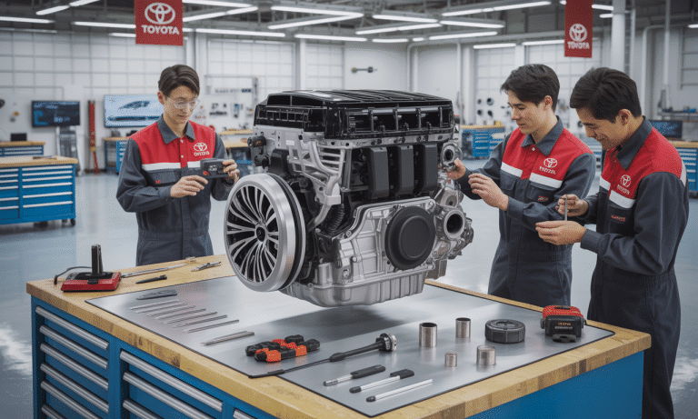 Toyota Unveils New Components for Its Fan-Favorite Four-Cylinder Engine