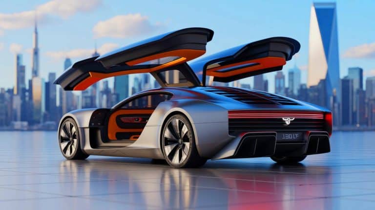 Illustration of Dreame Technology's First Ultra-Luxury Electric Vehicle Set to Rival Bugatti and Bentley.