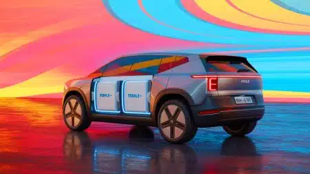 Illustration of MAHLE's Innovative Range Extender System for Electric Vehicles.