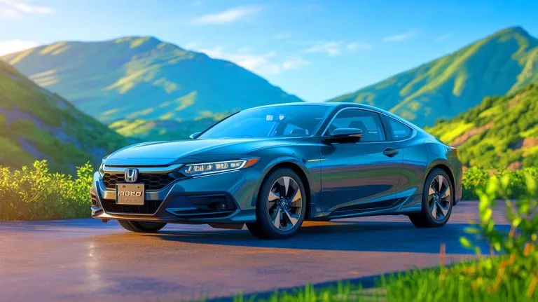 Illustration of the 2026 Honda Prelude hybrid sports coupe.