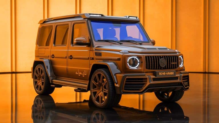 Illustration of the Mansory P820 Linea D'Arabo G-Wagen showcasing its unique luxury design.