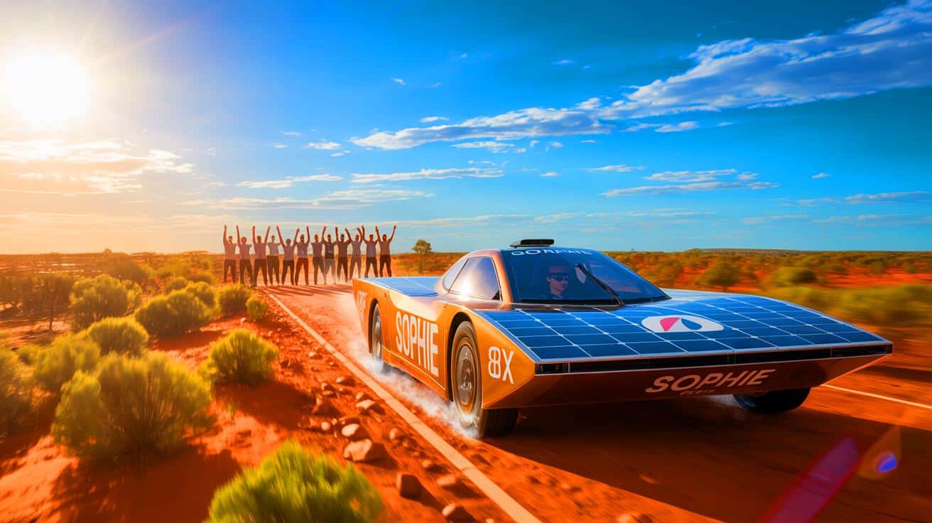 “Hong Kong Students Destroyed Tesla”: Solar Car With 88-Pound Battery Crosses Australia While Billion-Dollar EVs Look Like Dinosaurs