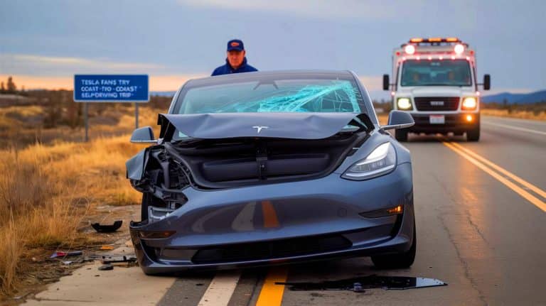 “Tesla’s Robot Car Just Crashed Hard”: Full Self-Driving Software Fails To See Metal Obstacle While Influencer’s Cross-Country Trip Ends In Disaster