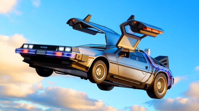 “This DeLorean Actually Flies Now”: YouTuber Builds 13kg Time Machine While Motors Generate 13,563kg Thrust Without Government Permission
