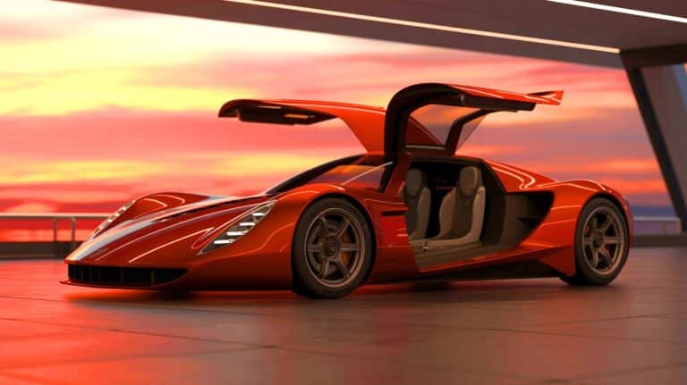 Illustration of the collaboration between Zagato and Capricorn for a limited-edition hypercar design.