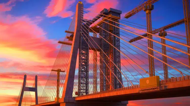 Illustration of the tallest bridges by structural height in the world, highlighting engineering marvels and architectural feats.