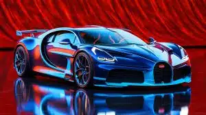 Illustration of the Bugatti Brouillard Hypercar Showcasing Its Unique Equestrian-Inspired Design and Engineering Excellence.