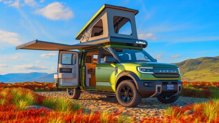 “They Turned a Pickup Into a Luxury Lodge”: Auriga’s Shape-Shifting Explorer Camper Expands at the Touch of a Button (and Runs on Solar Power)