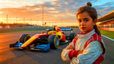 Illustration of Carmen Jorda inspiring young readers with her children's book about resilience and self-belief.