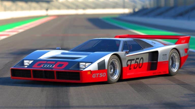 Audi’s GT50 Concept Reveals a Bold Fusion of 1980s Racing Aesthetics and Future-Forward Design for Car Enthusiasts