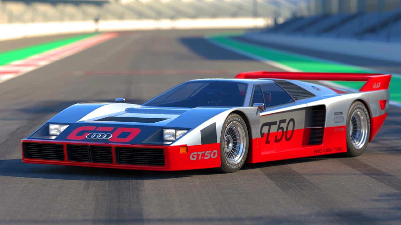 Audi’s GT50 Concept Reveals a Bold Fusion of 1980s Racing Aesthetics and Future-Forward Design for Car Enthusiasts