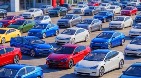 Illustration of affordable used cars under $30,000 offering performance and efficiency.