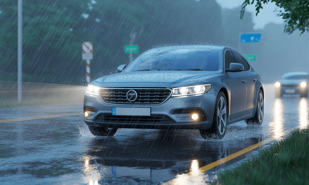 How to drive safely in bad weather conditions